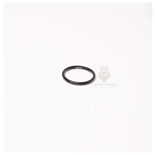 Remy Wedding Band Ring Black Titanium (Size 7.5, 9.5 )