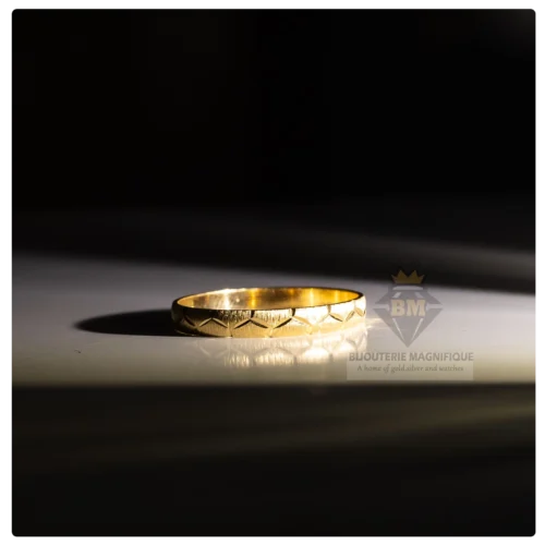 Bijouterie Magnifique Yvan Wedding Band Ring 18karat Yellow Gold (Size:9 )