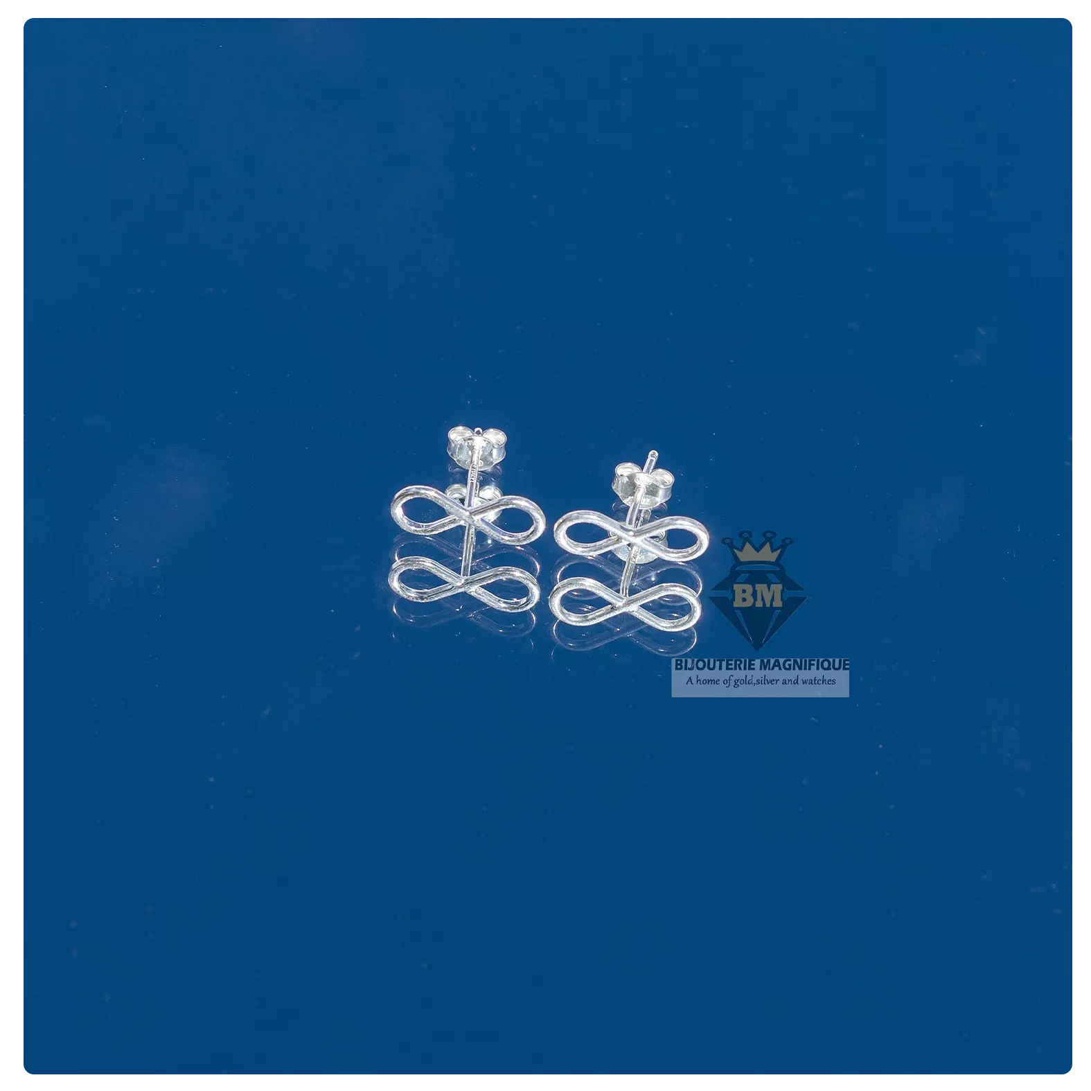 Infinity Silver Women Earrings