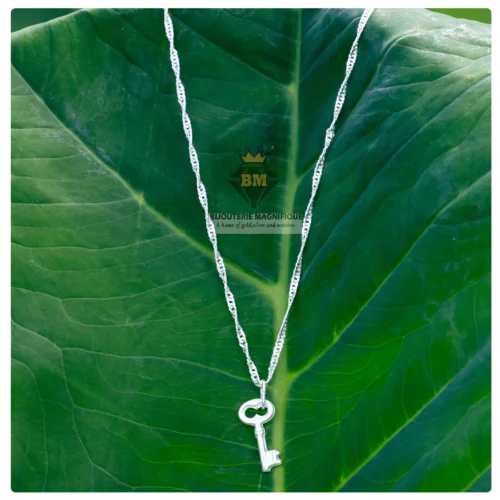Micah Silver Necklace