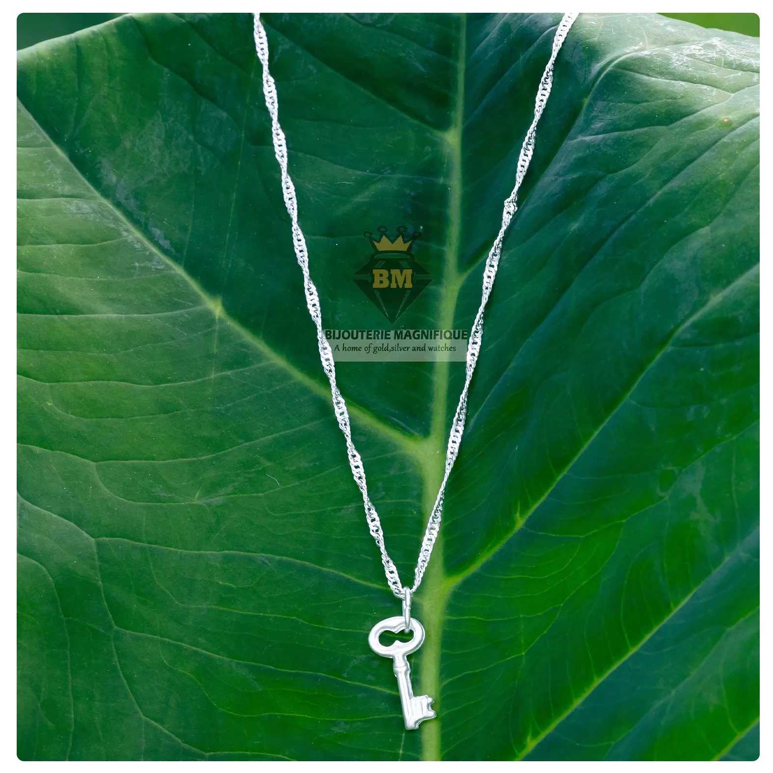 Micah Silver Necklace