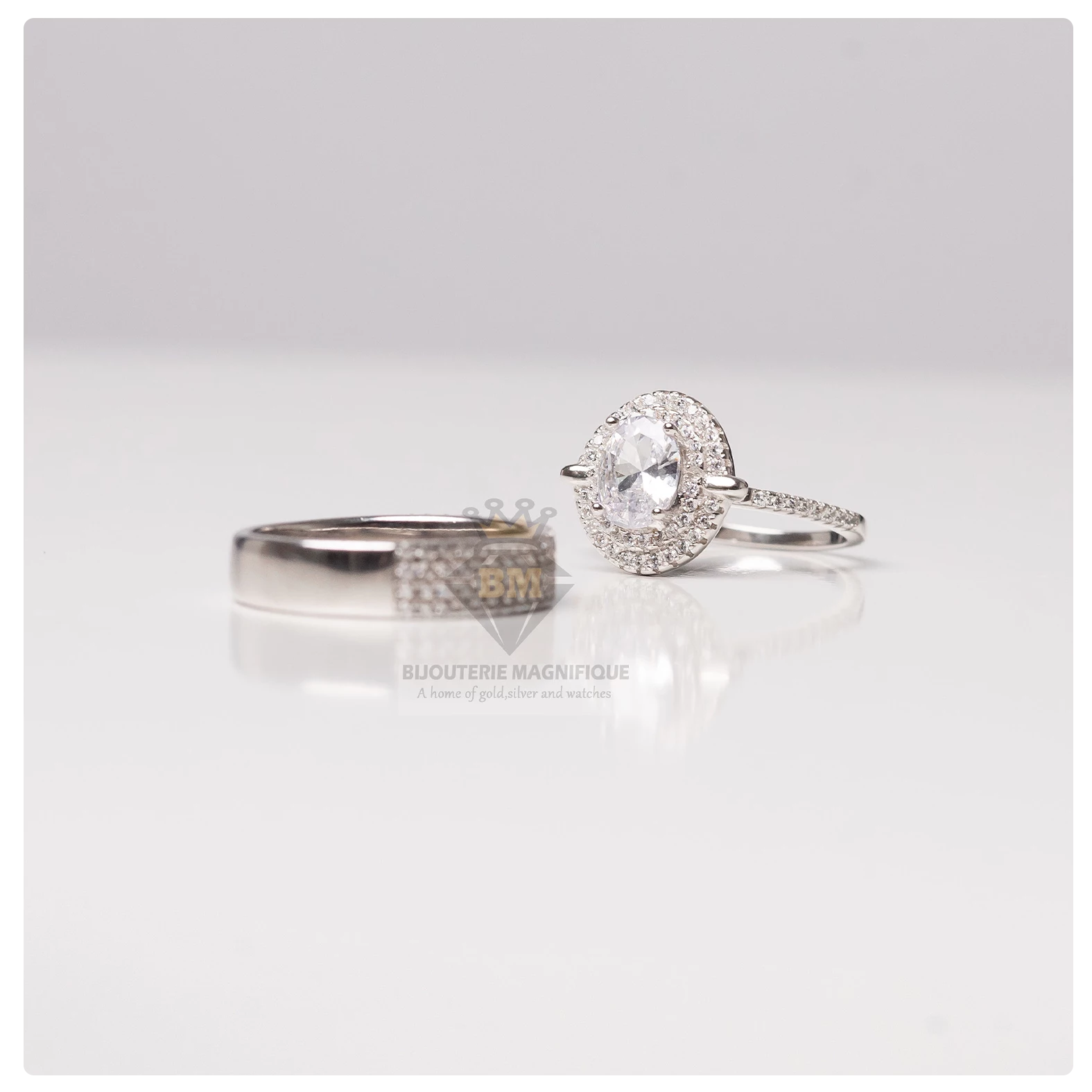 Bijouterie Magnifique  Queen Silver Rings