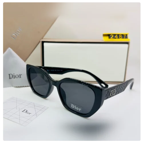 Dior Cat-Eye Sunglasses – Black Frame with Dark Lenses