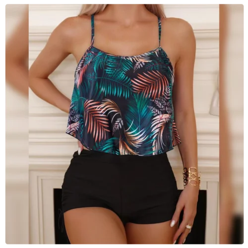 Women's Sexy 2 PCS Sweatsuit Summer Set - Image 2