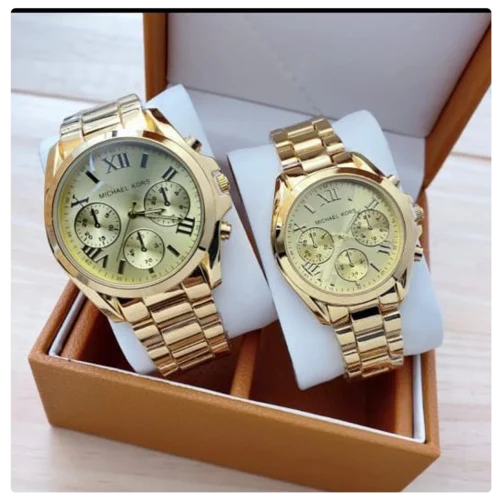 Michael Kors Couples Gold Watch