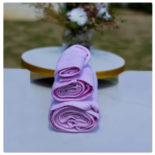 Blush Harmony – Soft Cotton Towel Set (3-Pack)