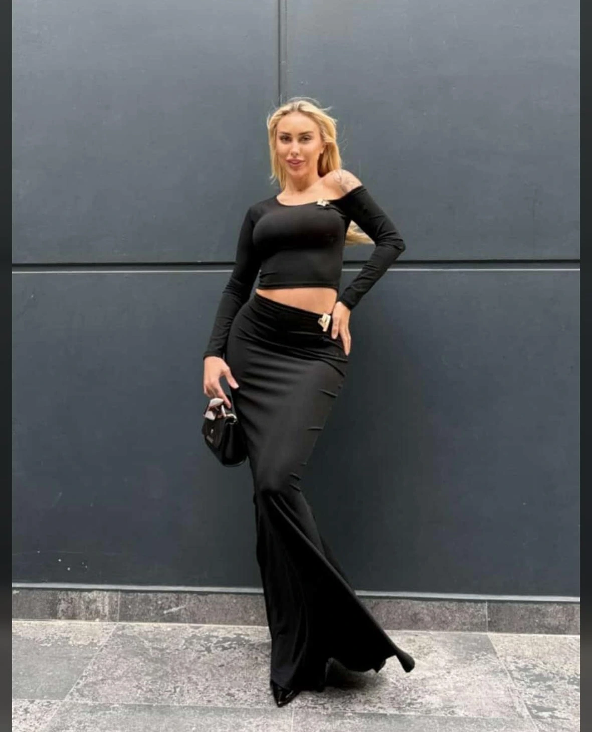 Midnight Muse Two-Piece Maxi Set