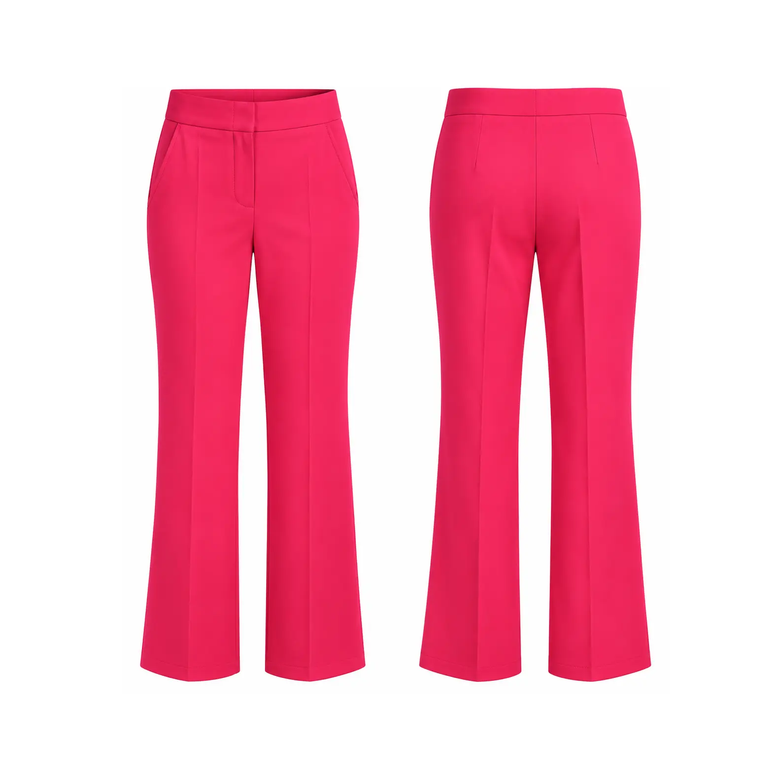 Fidosa Women's Red Tailored Pants
