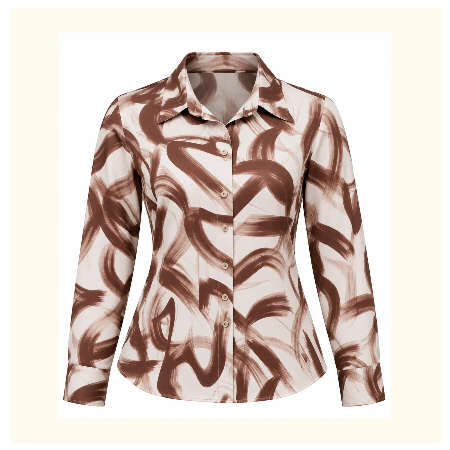Mocha Elegance Two-Piece Set - Image 4