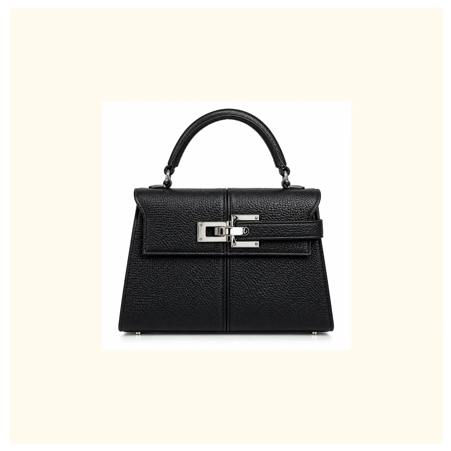 Elise Structured Top Handle Bag