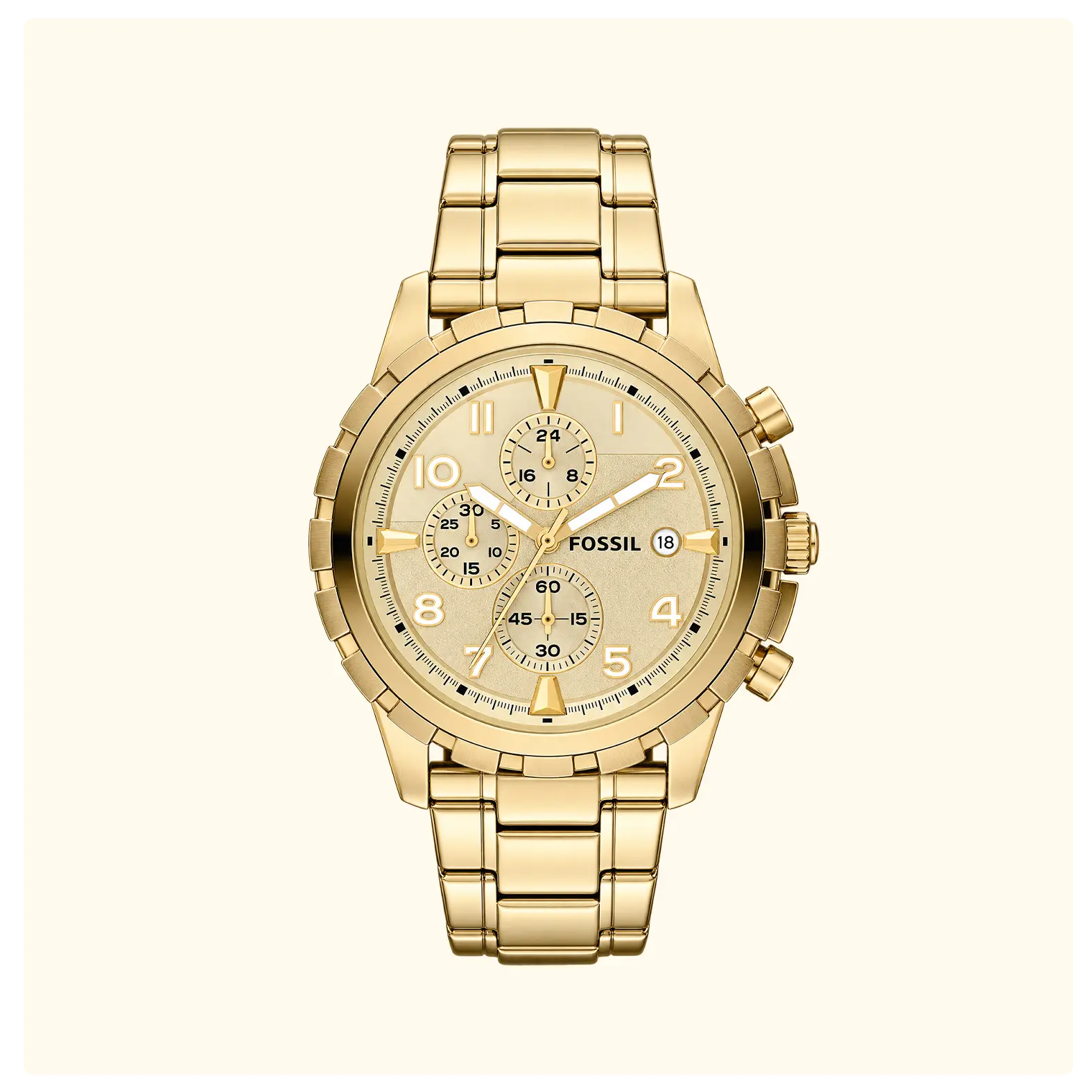 Fossil Dean Gold-Tone Chronograph Men's Watch