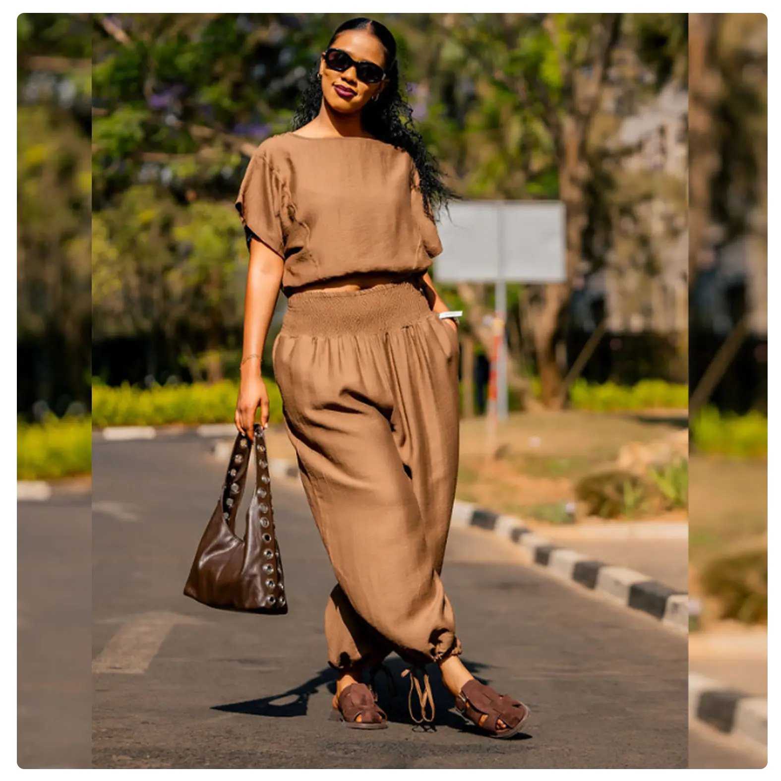 Cocoa Breeze Relaxed Two-Piece Set